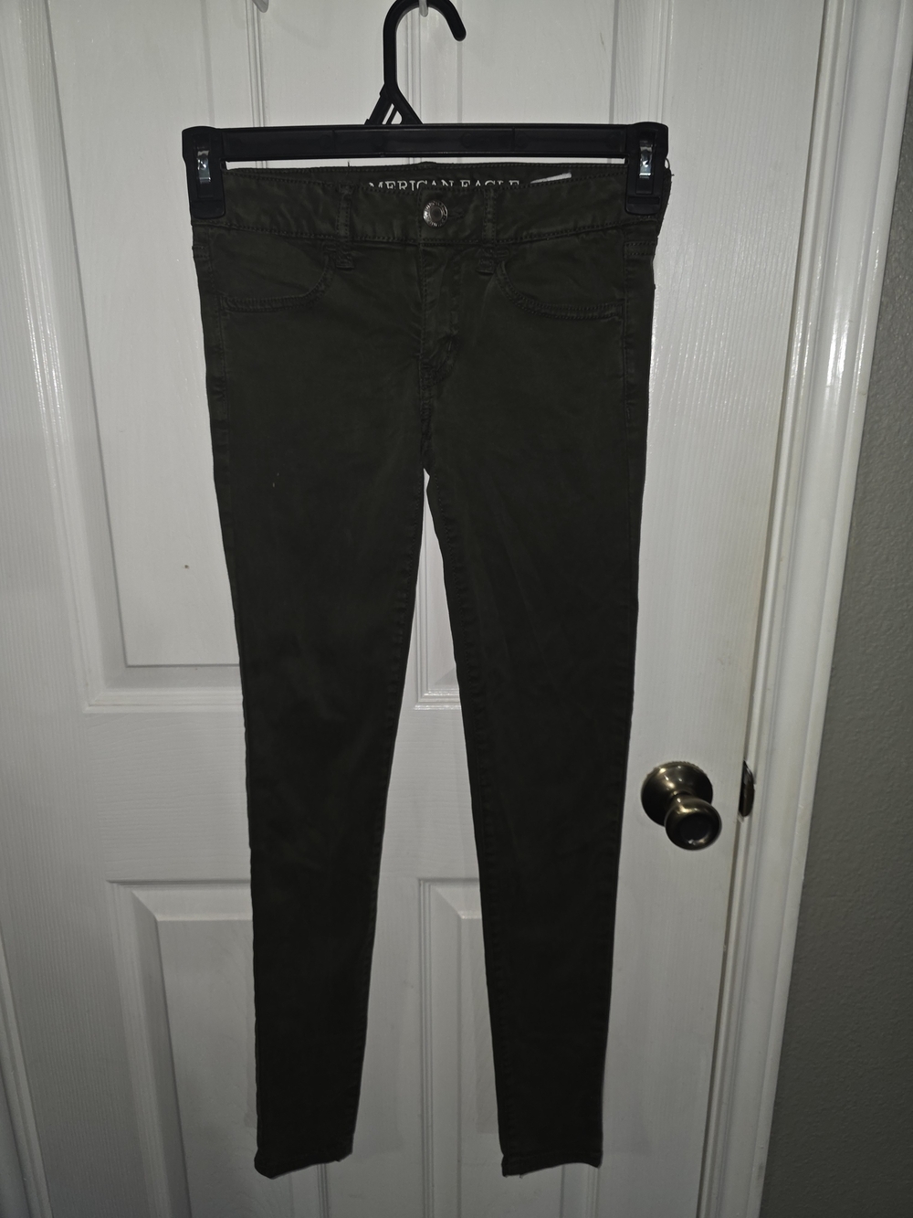 American Eagle Outfitters Dark Olive Skinny Pants